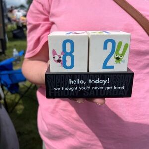 Colorful Desk Calendar Blocks